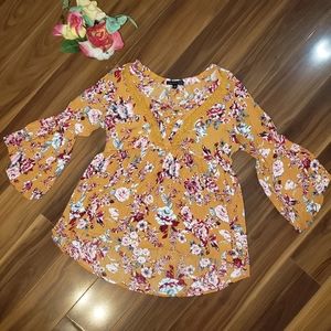 BOHO Floral blouse